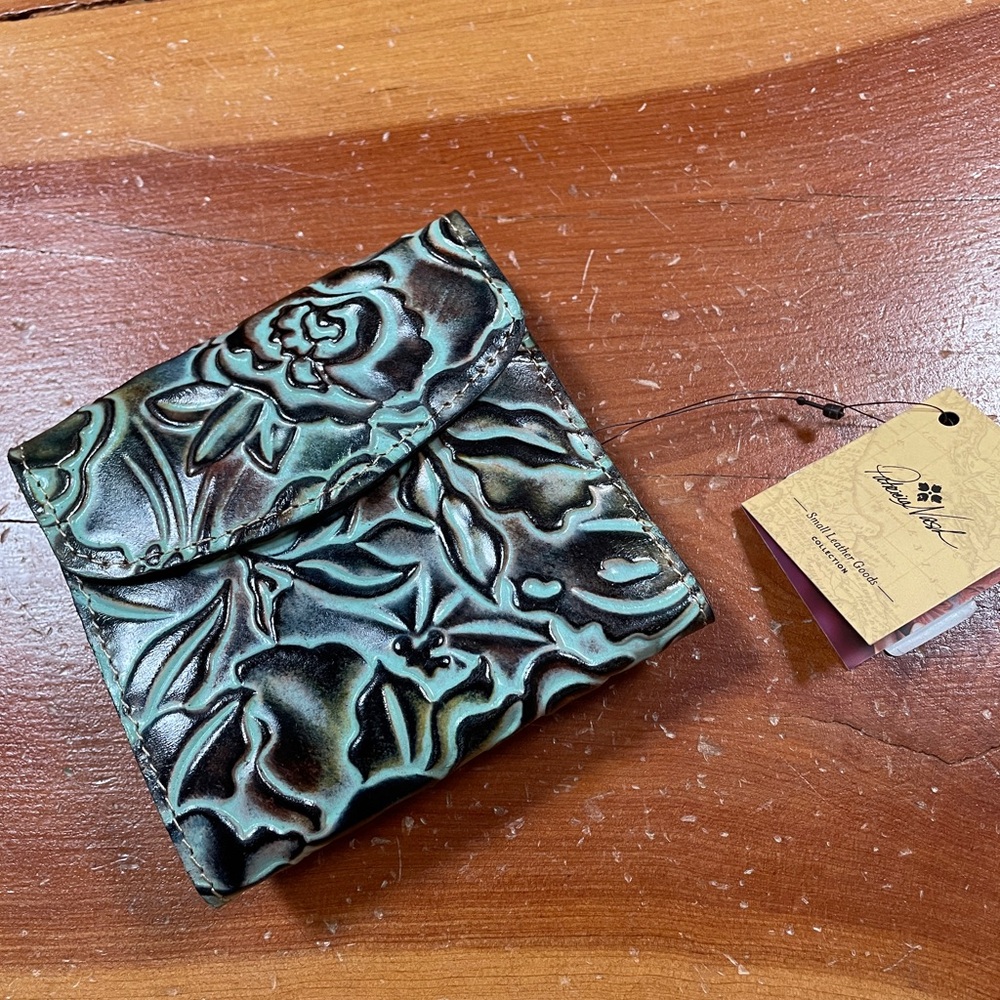 Patricia Nash- Floral Embossed Leather Wallet